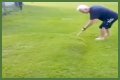 Man pops giant lawn bubble in his backyard and the footage immediately goes viral